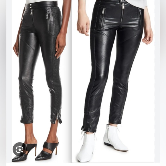 Isabel Marant Etoile Faux Leather moto pant. Size 36 - Picture 5 of 5